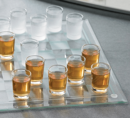 Checker Shot Glass Set